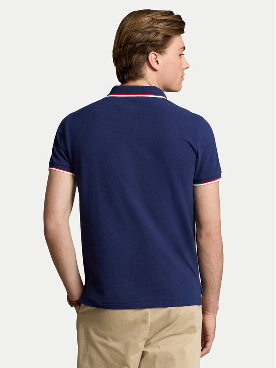 Polo Ralph Lauren Polo Ralph Lauren Поло Classics 710842621003 Cиній Slim Fit