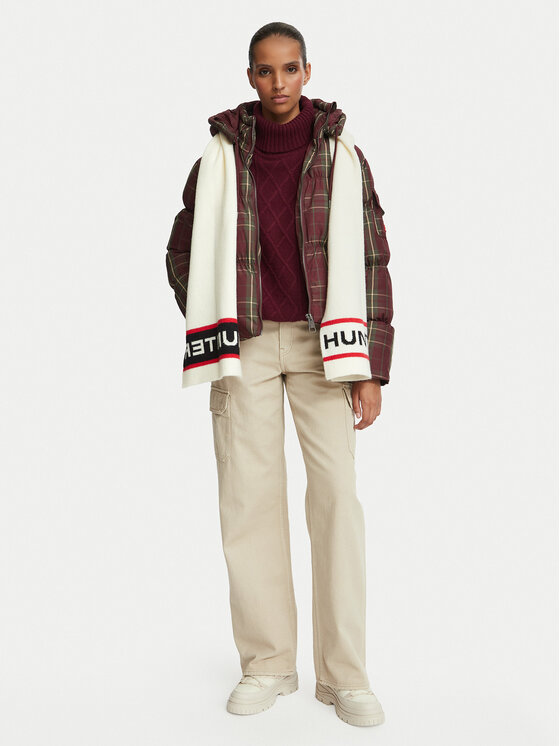 Hunter Hunter Télikabát HARW0023262 Bordó Regular Fit