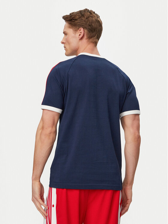 adidas adidas Majica 3-Stripes KC8636 Mornarsko modra Regular Fit