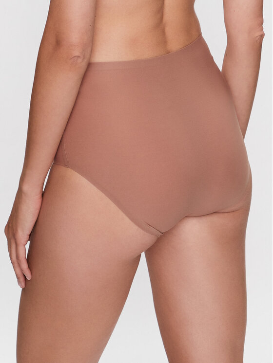 Chantelle Chantelle Klasične spodnje hlačke z visokim pasom Soft Stretch C26470 Rjava