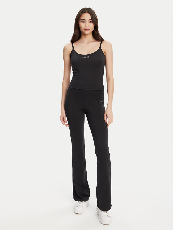 Guess Guess Top V5RP09 KCD02 Schwarz Regular Fit