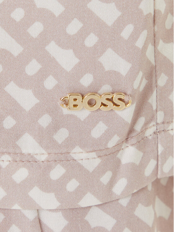 BOSS BOSS Pizsamaing Sateen 50545615 Bézs Relaxed Fit
