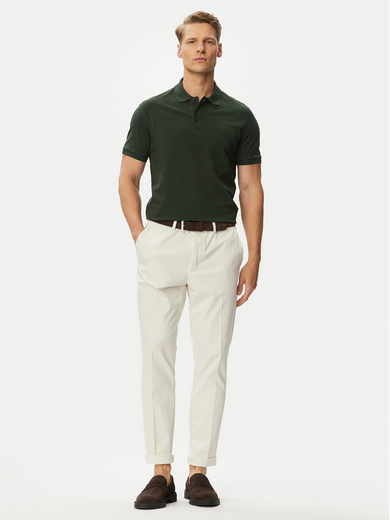 Beverly Hills Polo Club Beverly Hills Polo Club Поло P-SS26M-P42560 Темно-зелений Regular Fit