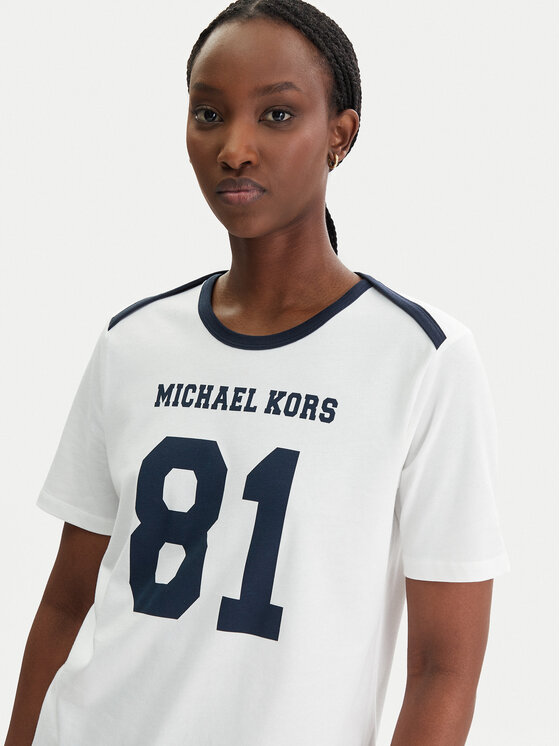 MICHAEL Michael Kors MICHAEL Michael Kors Camiseta MR651WT97J Blanco Relaxed Fit