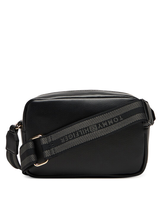 Tommy Hilfiger Torbica Tommy Hilfiger Th Logotape AW0AW17689 Crna