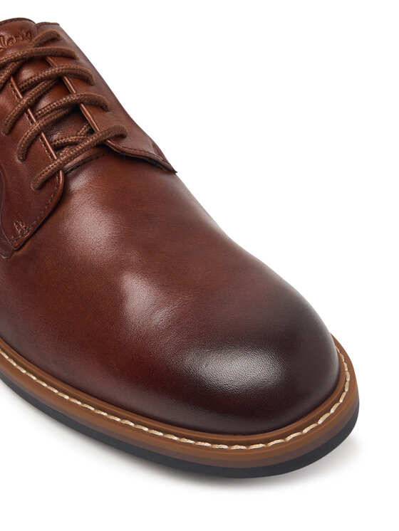 Clarks Półbuty Clarks Aldwin2 Derby 26320300 Brązowy