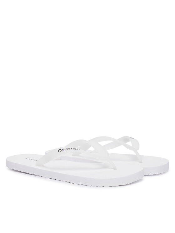 Calvin Klein Japonke Calvin Klein Logo Strap HM0HM02105 Bela