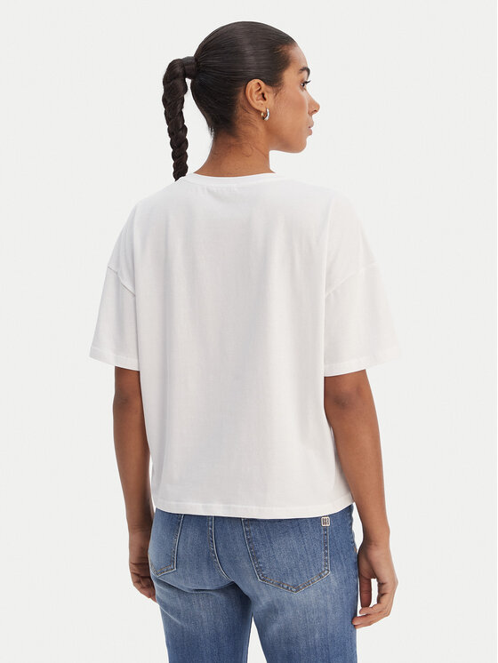 Fracomina Fracomina Camiseta FR26ST3046J401N5 Blanco Regular Fit