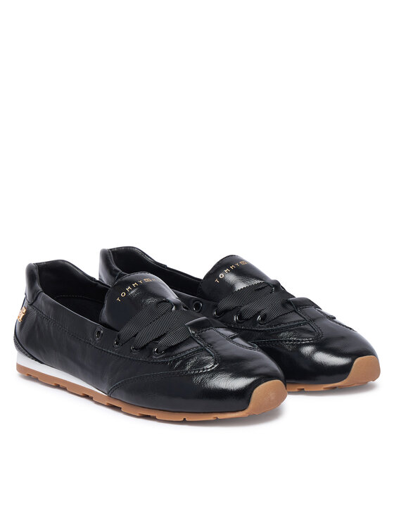 Tommy Hilfiger Balerina Tommy Hilfiger Bella Ballet Sneaker FW0FW09449 Fekete