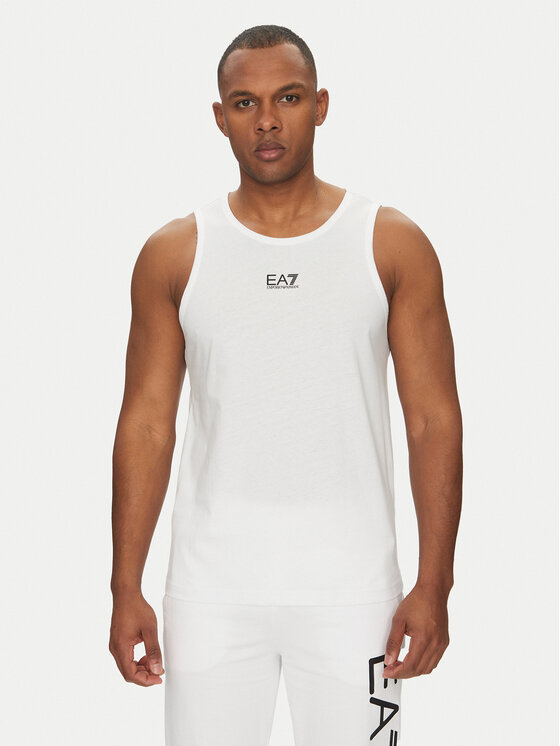 EA7 Emporio Armani EA7 Emporio Armani Майка 7M000295 AF10375 U0002 Білий Regular Fit