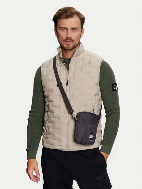 Jack & Jones Válltáska Jack & Jones Jacjamie Small 12158443 Fekete