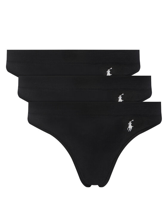 Polo Ralph Lauren Polo Ralph Lauren Комплект трусиків 4P0710 Чорний