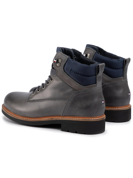 Tommy Hilfiger Bakancs Tommy Hilfiger Active Leather Boot FM0FM02427 Szürke