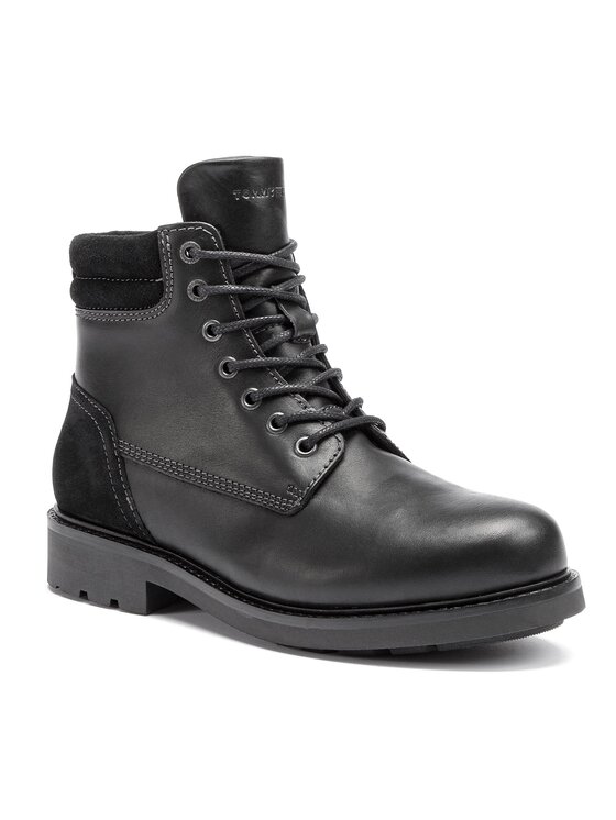 Tommy Hilfiger Ботуши Tommy Hilfiger Active Leather Boot FM0FM01774 Черен