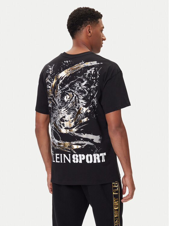 Plein Sport Plein Sport Футболка FAEC MTK8368 STE001N Чорний Loose Fit