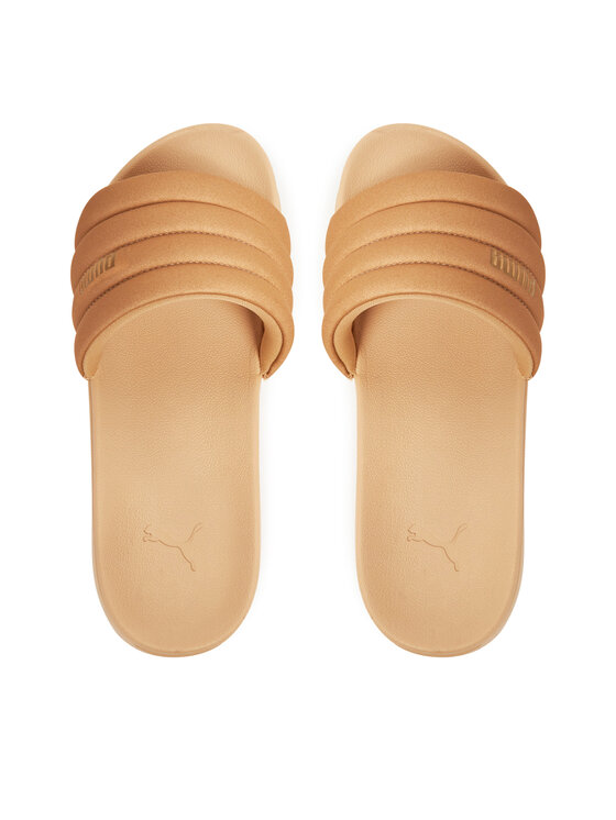 Puma Nazouváky Puma Karmen Slide Puffy Wns Aqua Metallics PU 400679 02 Zlatá