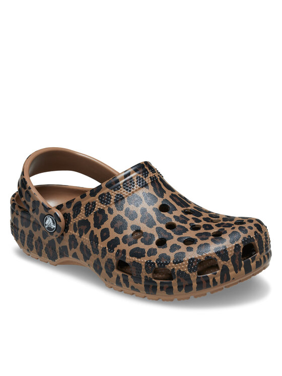 Crocs Шльопанці Crocs Classic Animal Clog 211800 Коричневий