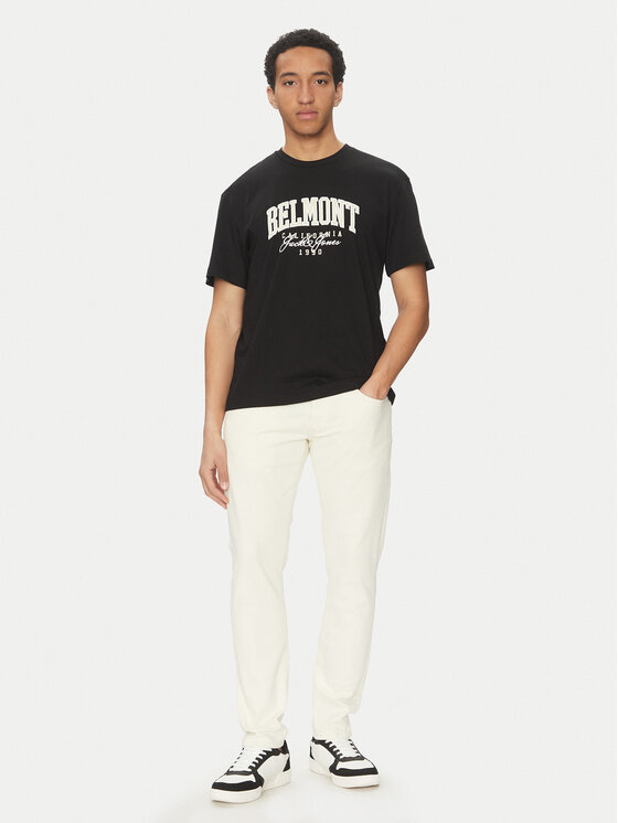 Jack & Jones Jack & Jones T-Shirt Detroit 12268441 Μαύρο Relaxed Fit