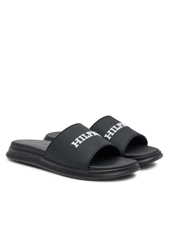 Tommy Hilfiger Şlapi Tommy Hilfiger FM0FM05430 Negru