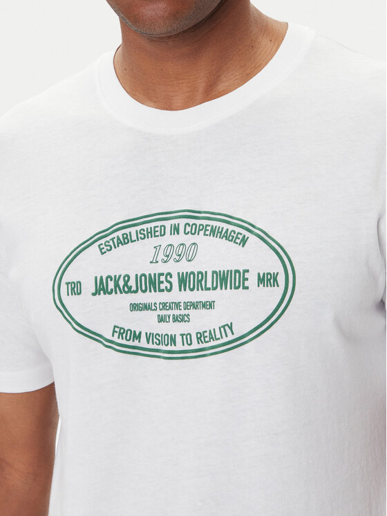 Jack & Jones Jack & Jones Camiseta York 12283800 Blanco Relaxed Fit