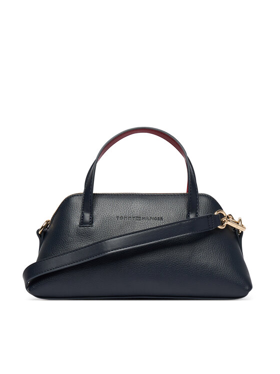Tommy Hilfiger Táska Tommy Hilfiger Th Buckle Mini Tote AW0AW19034 Sötétkék
