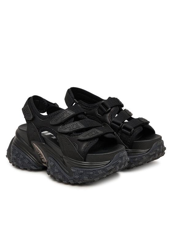 Buffalo Sandale Buffalo Cerbo Sandal Track 1602366 Crna