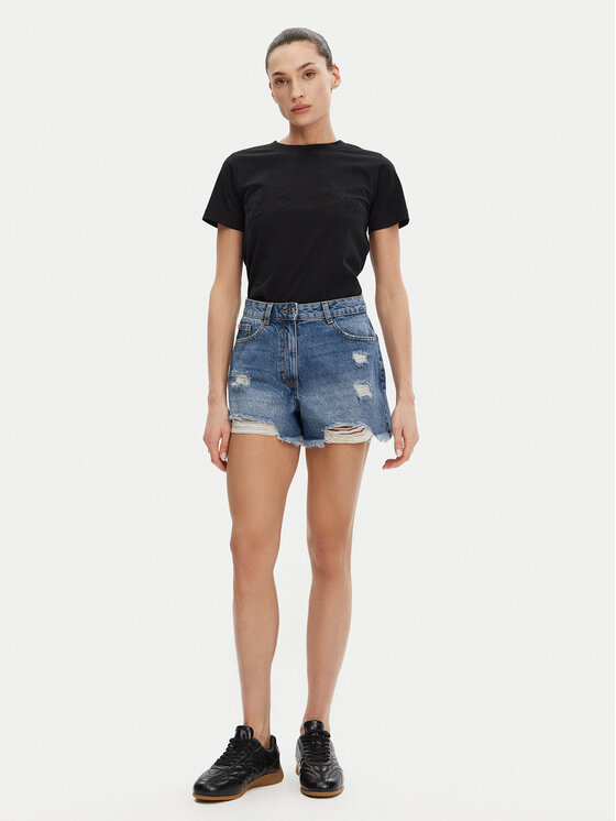 Silvian Heach Silvian Heach Футболка GPP25110TS Чорний Regular Fit