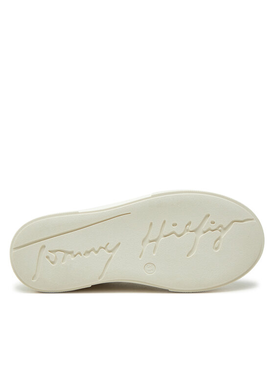 Tommy Hilfiger Tenisice Tommy Hilfiger Low Cut Sneaker T3A9-33744-1355 M Bijela