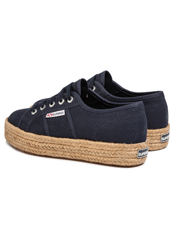 Superga Espadrilky Superga 2730 Cotropew S00CF20 Tmavomodrá