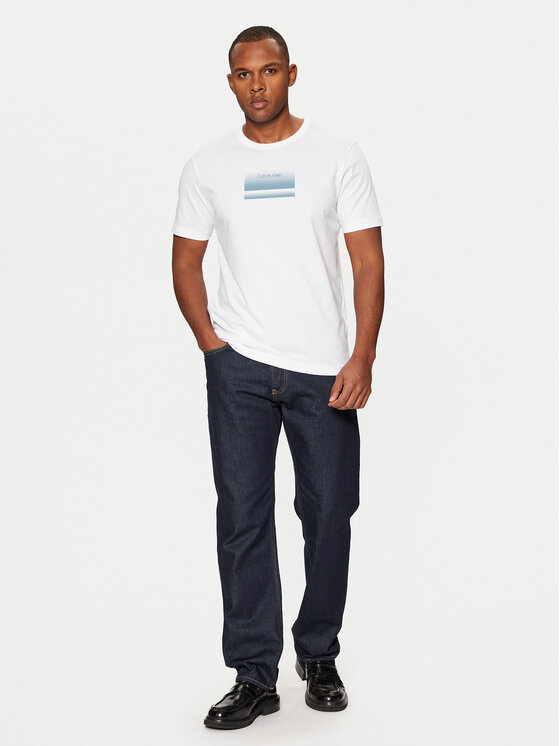 Calvin Klein Calvin Klein Marškinėliai K10K113803 Balta Regular Fit