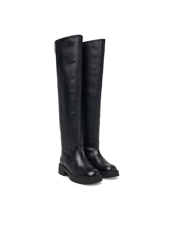 Calvin Klein Overknees Calvin Klein Chunky Otk Boot Nappa HW0HW03184 Schwarz