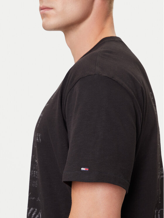 Tommy Jeans Tommy Jeans Marškinėliai Archive Logos DM0DM21584 Juoda Relaxed Fit