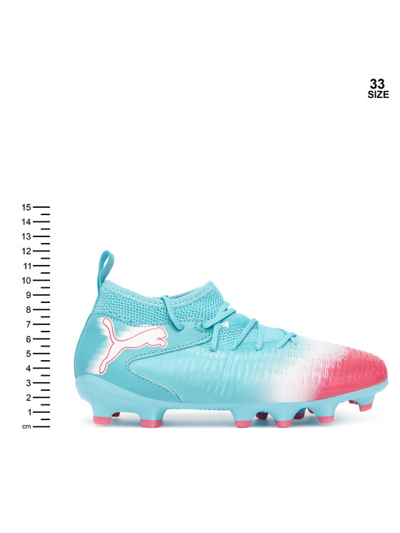 Puma Обувки за футбол Puma Future 8 Match Re-Charge Fg/Ag Jr 108762 01 Светлосиньо