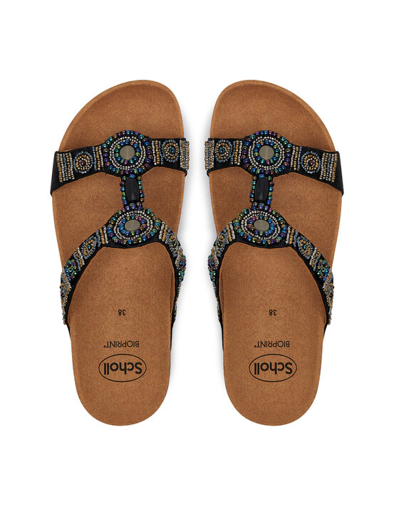Scholl Papucs Scholl New Bogota MF26607 1370 Fekete