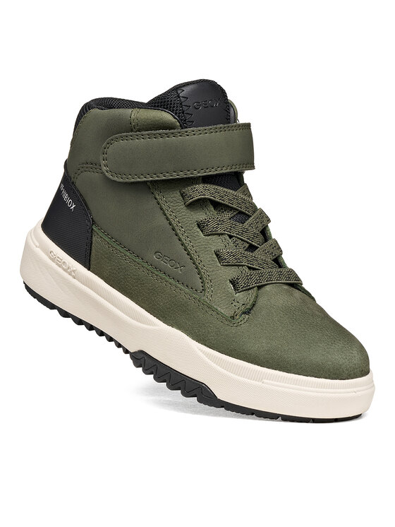 Geox Зимни обувки Geox J Bunshee Boy B Abx J16FMA 0ME33 C3009 S Тъмнозелен