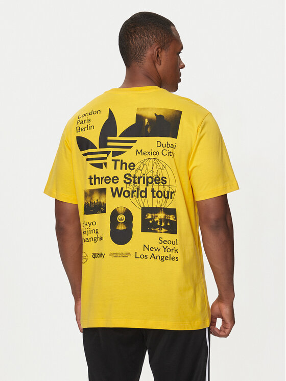 adidas adidas Camiseta BT IS0183 Amarillo Regular Fit