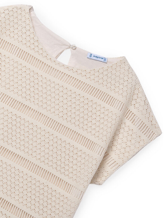 Mayoral Mayoral Футболка 6022 Écru Regular Fit