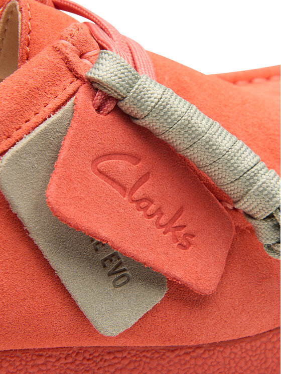 Clarks Туфлі Clarks WallabeeEVOSh 26181403 Кораловий