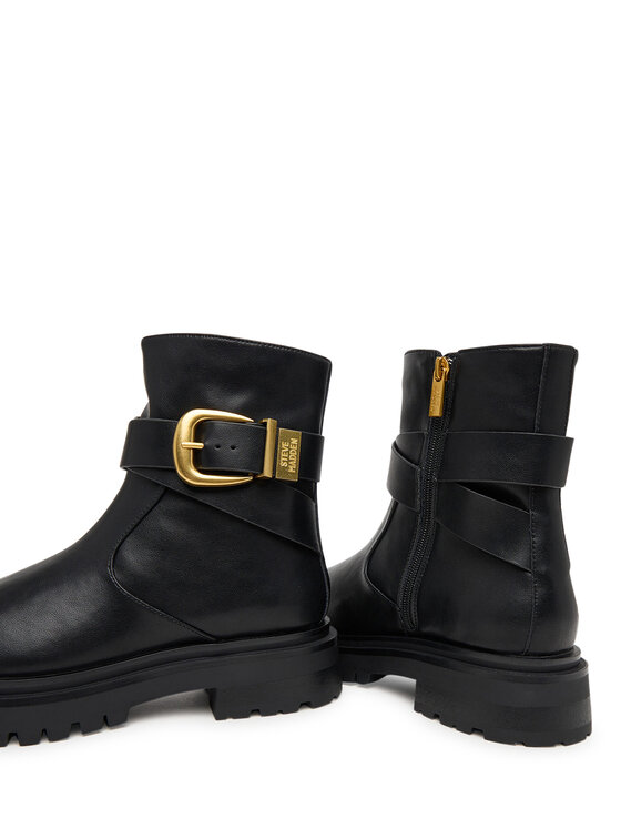 Steve Madden Členková obuv Steve Madden Lexs SM11003593 Čierna