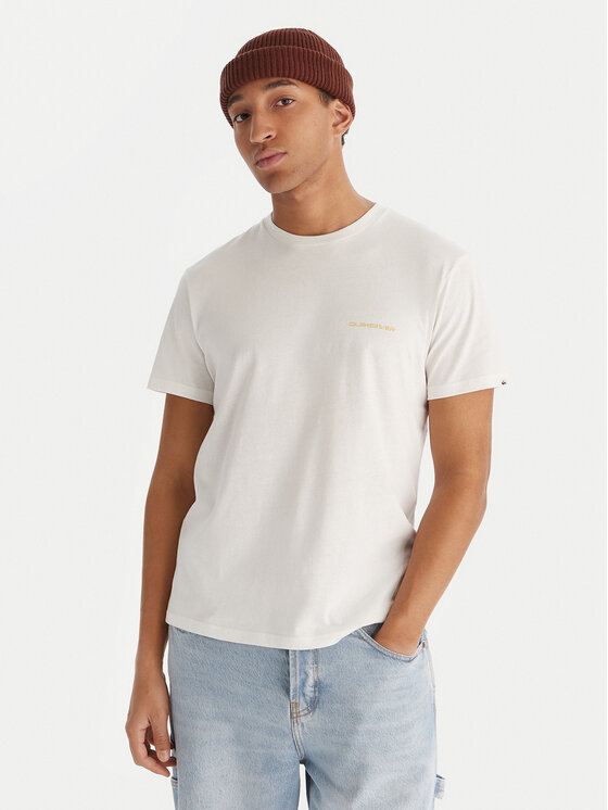 Quiksilver Quiksilver T-Shirt Ev Desert Waves EQYZT08183 Λευκό Regular Fit
