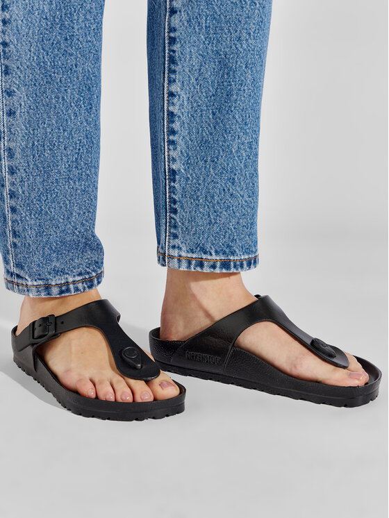 Birkenstock Chancletas Birkenstock Gizeh 0128201 Negro