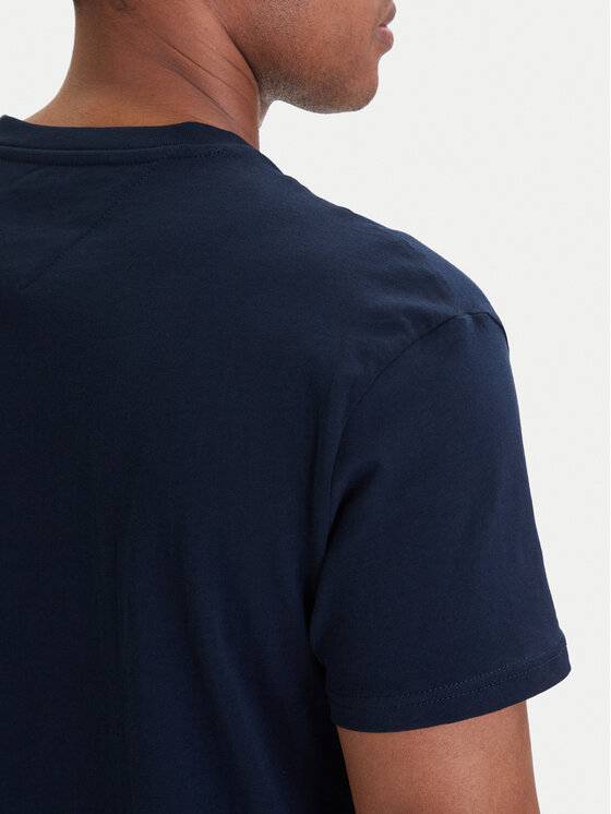 Tommy Jeans Tommy Jeans T-shirt Linear Logo DM0DM20744 Blu scuro Regular Fit