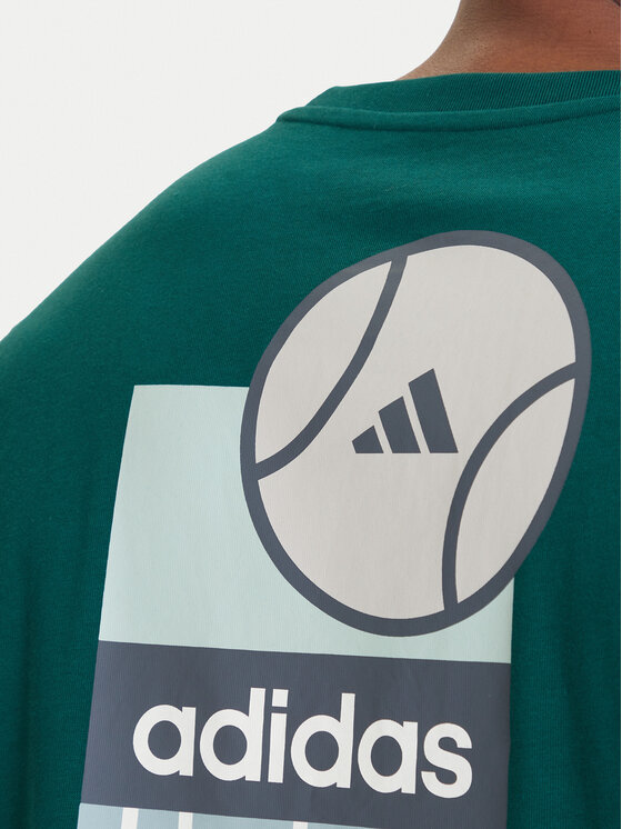 adidas adidas Camiseta Memories Of Sport Poster Graphic KB2507 Verde Regular Fit