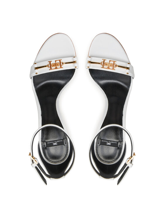 Elisabetta Franchi Σανδάλια Elisabetta Franchi SA-07L-41E2-V490 Λευκό