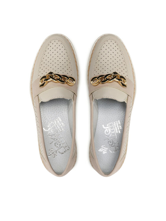 Rieker Lordsy Rieker 54852-60 Beżowy