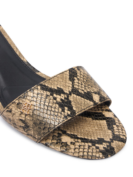 Tommy Hilfiger Papucs Tommy Hilfiger Th Mid Mule FW0FW09429 Bézs