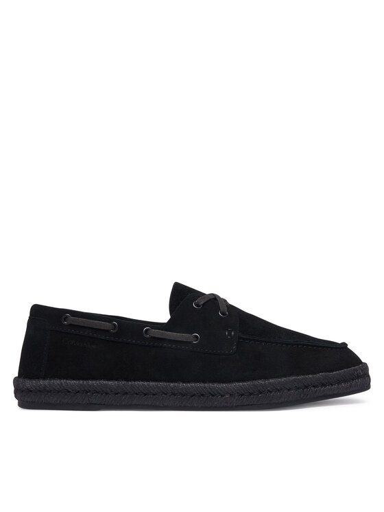 Calvin Klein Espadrilky Calvin Klein Espadrille Hybrid Boat Su HM0HM02174 Černá