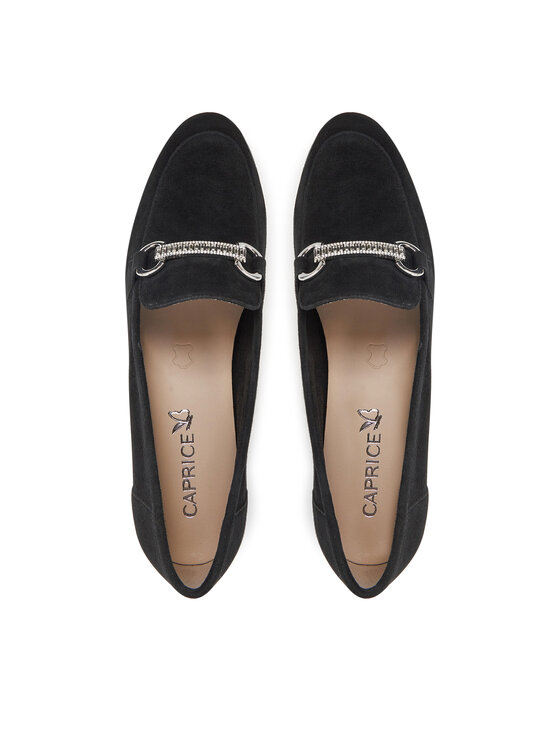 Caprice Loafersy Caprice 9-24202-44 Czarny