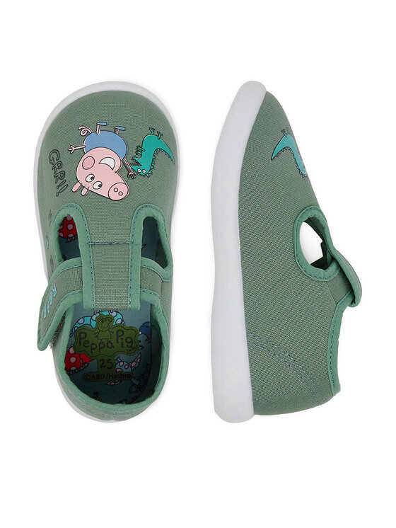 Peppa Pig Papuče Peppa Pig CEO-CM-AW25-334PP Zelená