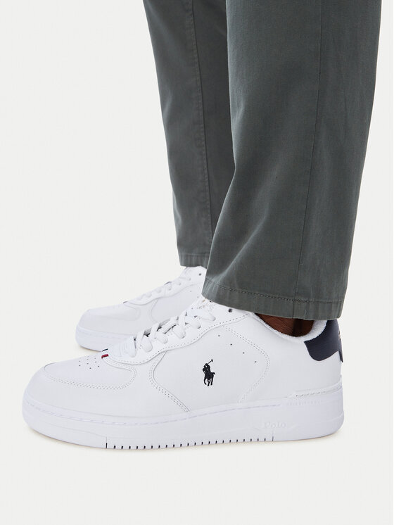 Polo Ralph Lauren Сникърси Polo Ralph Lauren Masters Ct Rib 809P01636001 Бял